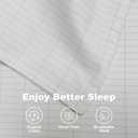 Grounding Pillowcase Grounding Pillow Case, 20"x30" Grounding Pillowcases Queen Size with 15ft Grounding Cord for Better Sleep, Beige