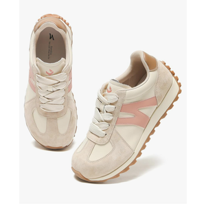 somiliss Wide Toe Box Shoes for Women Microfiber Leather Suede Patchwork Non-Slip Casual Walking Shoes Comfortable Gym Tennis Running Shoes Workout Womens Fashion Sneakers, Size 42