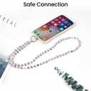 Phone Lanyards Phone Charm for Keys Keychain with Patches