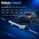 Power Steering Rack and Pinion Compatible with Outlander 11-20