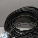 Sewer Jetter Kit for Pressure Washer 100FT, 5800PSI Drain Cleaner Hose 1/4 Inch NPT Corner, Rotating and Button Hose Sewer Jetting Nozzle Pearl Corsage Pin Waterproof Tape with 2 Spanner