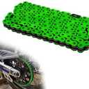 JFG RACING Dirt Bike Chain Universal 520 Drive Chain X Ring 120-Links,Green | Heavy duty racing chain,for CRF250R CRF250F CRF450X CRF250X XR250 CR125 CR250 CRF230,for most 520 standard sprocket