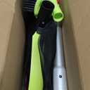 Deluxe Swimming Pool Cleaning Kit Including Professional Leaf Skimmer Net, 17.5" Pool Brush Head,Scrub Brush and 10.5 FT Pole