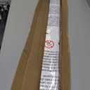 UNISHADES no Drill Cordless Roman Shades for Windows, 36" W 64" H - 100% Blackout - Linen - Mist White