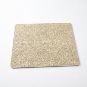 Faux Leather Placemats Set of 4 – Hand-Embossed Heat Resistant Waterproof Wipeable Washable Dining Table Mats for Kitchen, Patio, Wood – Elegant High-End Look