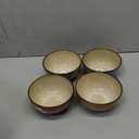 Large Ceramic Bowls Set of 4-Soup Bowls Set for Kitchen,28oz, Microwave Safe and Dishwasher Safe, For Soup, Cereal,Salad,ramen,rice,serving etcc (multi color)