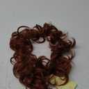 CAISHA Hairpiece Hair Wrap Heat-resistant Synthetic Fibres Curly Messy Updo Copper Red HW20
