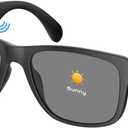 Smart Glasses for Women Men,Bluetooth Glasses with Photochromic Lenses,Built-in Mic & Speakers,Anti-Blue Light Lens with Hands-Free Listening Voice Control,Perfect for Indoor Outdoor