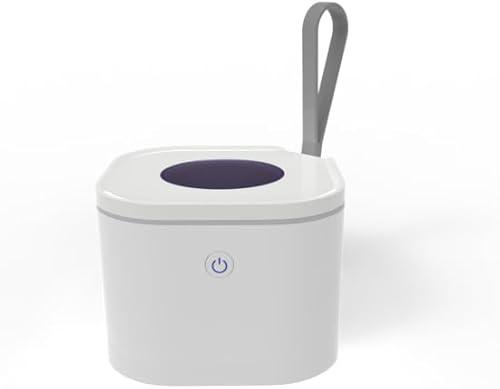 Portable Pacifier Sanitizer, Retainer Cleaner, UV-C Sanitizer Box Portable Case Holder for Pacifier, Aligner, Denture, Mouth Guards, Braces, Toothbrush Heads, Jewelry