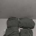 YEMYHOM 4 Pieces Stretch Recliner Slipcover Latest Jacquard Recliner Chair Cover with Side Pocket Anti-Slip Fitted Recliner Cover Couch Furniture Protector with Elastic Bottom (Recliner, Army Green) (1 Seater)