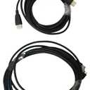 15 Foot HDMI Cable & 15 Feet Long USB Power Cord For NES Classic Mini Edition Video Game Console System