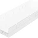 Akro-Mils 30164 Plastic Shelf Bins, Heavy Duty Storage Bins for Garage, Closet, and Drawer Organization, 24-Inch x 6-1/2-Inch x 4-Inch, Clear, 6-Pack
