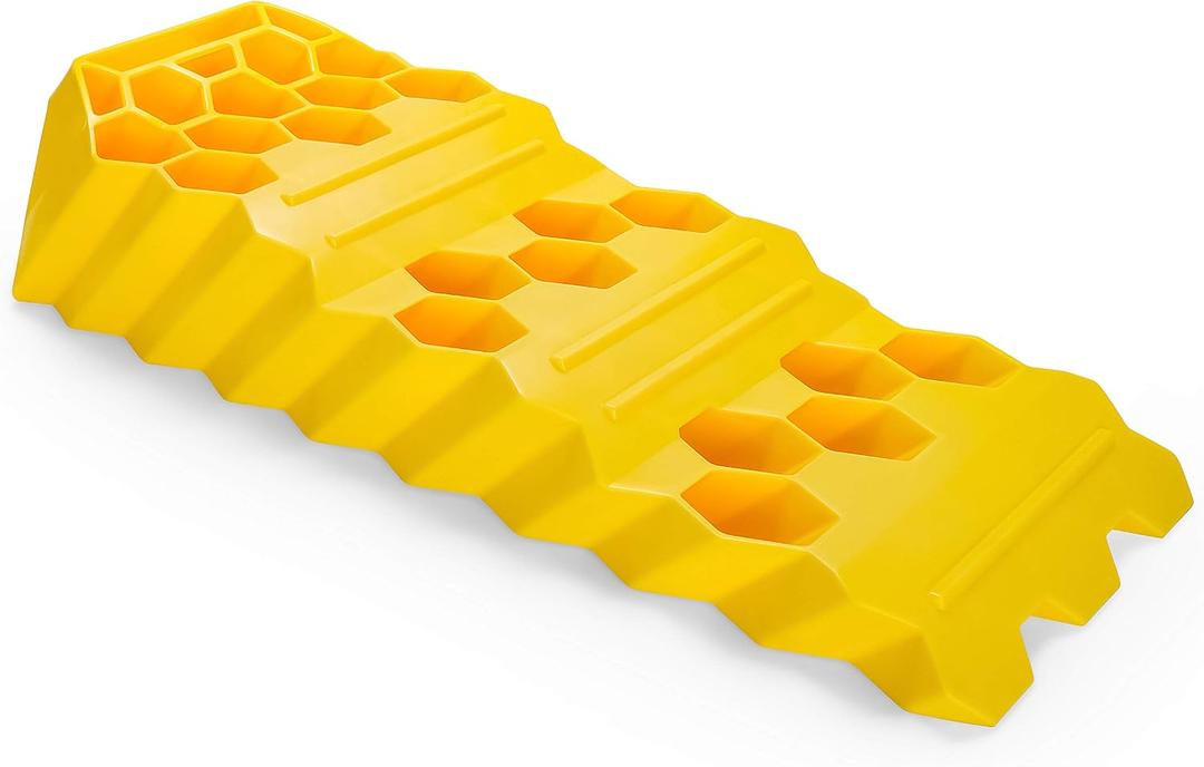 Camco RV Super Tri-Leveler | Features 3 Leveling Heights for Campers, a 12,500lb Load Capacity, a Built-in Carry Handle, and is Ideal for Campers, RVs, Travel Trailers, and More (21028)