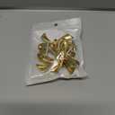 3pcs Bow Shape Cabinets Knobs, Brass Vintage Gold Cabinet Pulls Decorative Bow Dresser Handle for Home Kitchen Dresser Cupboard Wardrobe Drawer Pulls