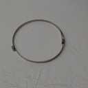 Marine Grade 316 Stainless Steel Hose Clamps 10 inch, Adjustable Worm Gear Screw Duct Pipe Clamps(2 Pack)