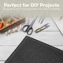 FoamTouch 5" Thick, 24" Long x 24" Wide Charcoal High Density Foam, Square Charcoal Foam Ideal for Foam Padding, Seat Replacement, Chair Cushion Replacement, Wheelchair Seat Cushion and More (1 Pack)