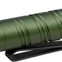 OLIGHT I3T 2 EOS Pocket EDC Flashlight, 200 Lumens Compact Bright Handheld Flash Lights, Dual-Output Tail Switch with AAA Battery and Two-Way Pocket Clip for Camping and Hiking (OD Green)