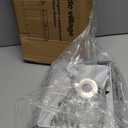 Rectangular Lamp Shades Set of 2, 16"L x 8"W x 10"H Large Lamp Shade, Gray Lampshades for Floor Lamps Table Lamps, Natural Linen Hand Crafted, Spider, Harp Holders Included, Easy Assembly Required