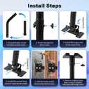 Starlink Gen 3 Wall Mount Standard Kit, Adjustable Metal Standard Kits for Starlink V3 Dish, Wall and Roof with Complete Installation Hardware