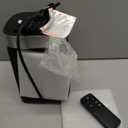 Small Portable Space Heater for Indoor Use - VOCRS 1500W PTC Electric Heater with Thermostat, Remote Control, 12H Timer, Eco and Fan Mode, Rapid and Safe Heating for Bedroom, Office