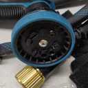 Non-Expanding Garden Hose 100 ft, Kink Free Flexible Water Hose with 10-Pattern Spray Nozzle, Lightweight Hose Pipe, Leak Proof, 3/4" Swivel Connectors, Super Fabric, Portable Storage Strap