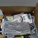 Adjustable Dog Wheelchair for Back Legs Mobility Support Lightweight Pet Wheelchair for Disabled Hind Legs Walking Stable Dog Cart for Pets, Pink (White XSLW for 17.6-33.1lb)