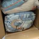 Greenland Home Maui Embroidered Coastal Quilt Set with Decorative Pillows, King/California King (5-Piece) (Blue)