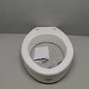 Carex Toilet Seat Riser, Elongated Raised Toilet Seat Adds 3.5 inches to Toilet Height, for Assistance Bending or Sitting, 300 Pound Weight Capacity Toilet Riser