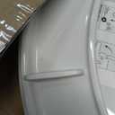 Bemis 730SLEC Slow Close Toilet Seat, Easy Clean Hinges and Durable Plastic Seat, Made in USA, Round, White