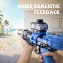 2 Pack Water Gun for Kids Boys, Squirt Water Gun for Kids with LED Light & 25 FT Shooting Range, Large Capacity No Leak Water Guns, Summer Swimming Pool Beach Outdoor Water Fighting Parties Toys