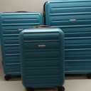 American Tourister Westridge Hardside Luggage Set with Spinner Wheels, Teal, 3PC Set (CO/M/L)