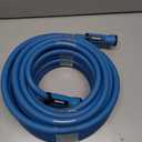 Garden Hose 50 ft, Made of TPE (BetterThan PVC/Hybrid Polymer), Lightweight yet Durable Water Hose with Ergonomic Grip, Drinking Water Safe Material, All-Weather, 3/4" GHT Fittings