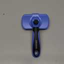 Swihauk Self Cleaning Slicker Brush - Skin Friendly Deshedding Grooming Tool for Dogs & Cats, Suitable for Shedding & Haired Pets, with Pet Supplies Accessories, Blue