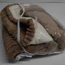 Couch Cover for Dogs Washable, Fuzzy Pet Couch Covers for 3 Cushion Sofa Pet Friendly, Non Slip Sofa Cover (Dark Brown, 27.6" x 59")
