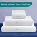 Sleep Innovations Memory Foam Contour Pillow, Queen Size, Head, Neck, and Shoulder Alignment, Side and Back Sleepers, Medium Support