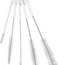 Straw Brush Set, Long Straw & Pipe Cleaning Nylon Brushes, 5 Piece Cleaner Kit for Reusable Straws, Tumblers & Water Bottles