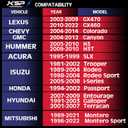 6X5.5 Wheel Spacers, KSP Forged 1"(25mm) 6x139.7mm to 6x139.7mm Thread Pitch M12x1.5 Hub Bore 108mm Adapters for Tacoma 4Runner Tundra FJ Land Cruiser Black, Not Hubcentric