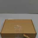 PACETAP Merry Christmas Burlap Banner with 4 Red Bows, Home Indoor Christmas Decorations for Fireplace, Chimney, Wall, Tree