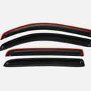 Vent deflectors Window Visors Tape-On Fit 2016-2023 Toyota Tacoma Accessories Double Cab-4pcs Rain Guards,2016 2017 2018 2019 2020 2021 2022 2023