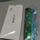 Syhood 4 Pcs Christmas Tie for Men Holiday Season Party Christmas Tree Snowflake Tie Elk Santa Light String Pattern Necktie