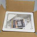 in-Wall TV Box with Flange for Home Theater Installation, 11.9" x 8.4" Cord Hider for Wall Mounted TV, with 2 Outlets, Cable Bracket, LV Cable & 1-1/2" ENT Entrance, Ideal for New or Retrofit Job (White)