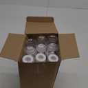 36 Pcs 3.5 Inch Baby Bottle Shower Favor Mini Plastic Candy Bottle Clear Bottles for Baby Shower Mini Feeding Candy Box for Party Favor Gift Decor(White)