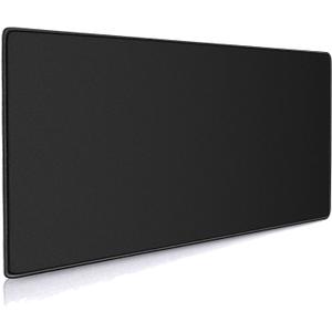 XXL Professional Large Mouse Pad & Computer Game Mouse Mat (35.4 x 15.7 x 0.12 IN, 90 x 40 Black)