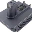 Adapter Compatible for Dewalt Li-ion Battery to, Type A/Type B DC31 DC35 DC44 (Type-A)