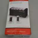 Remington Compact Ceramic Dual Voltage Hot Rollers for Long and Short Hair, Hair Setters, Hair Curlers, 1-1 " Purple/Black, 10 Piece Set