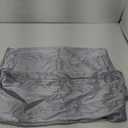 HOMBYS Satin Bed Wedge Pillow Cover Silky & Smooth Wedge Pillowcase 1 Pack 24x24x10.5, Soft & Breathable, Removable & Machine Washable-Zipper Design (Pillow Not Include), (Light Grey, 24"x24"x10.5")