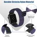 Bcuckood Nylon Sport Bands Compatible with Apple Watch Band 49mm 45mm 46mm 44mm 42mm 41mm 40mm 38mm Women Men, Adjustable Solo Loop Bands for iWatch Series 11 10 9 8 7 6 5 4 3 SE Ultra 2 1, 3 Pack