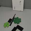 3 Pcs Tall Standing Rustic Clover Block Set St. Patrick's Day Farmhouse Green Shamrock Decor Tabletop Home Decor Wooden Clover for St Patricks Party Tiered Tray Festival Celebration Decor