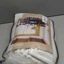 92 Inch Pinch Pleated Beige White Semi Sheer Curtains Light Filtering Neutral Boho Farmhouse Linen Curtains Rings Hooks for Living Room Bedroom Office Ivory Window Drapes 92 Inch Length 2 Panels Set