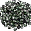 200 Pieces Button Compass Mini Black Survival Compass Oil Filled Compass for Camping Hiking Boating Touring